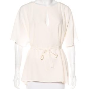 Etro ivory silk top